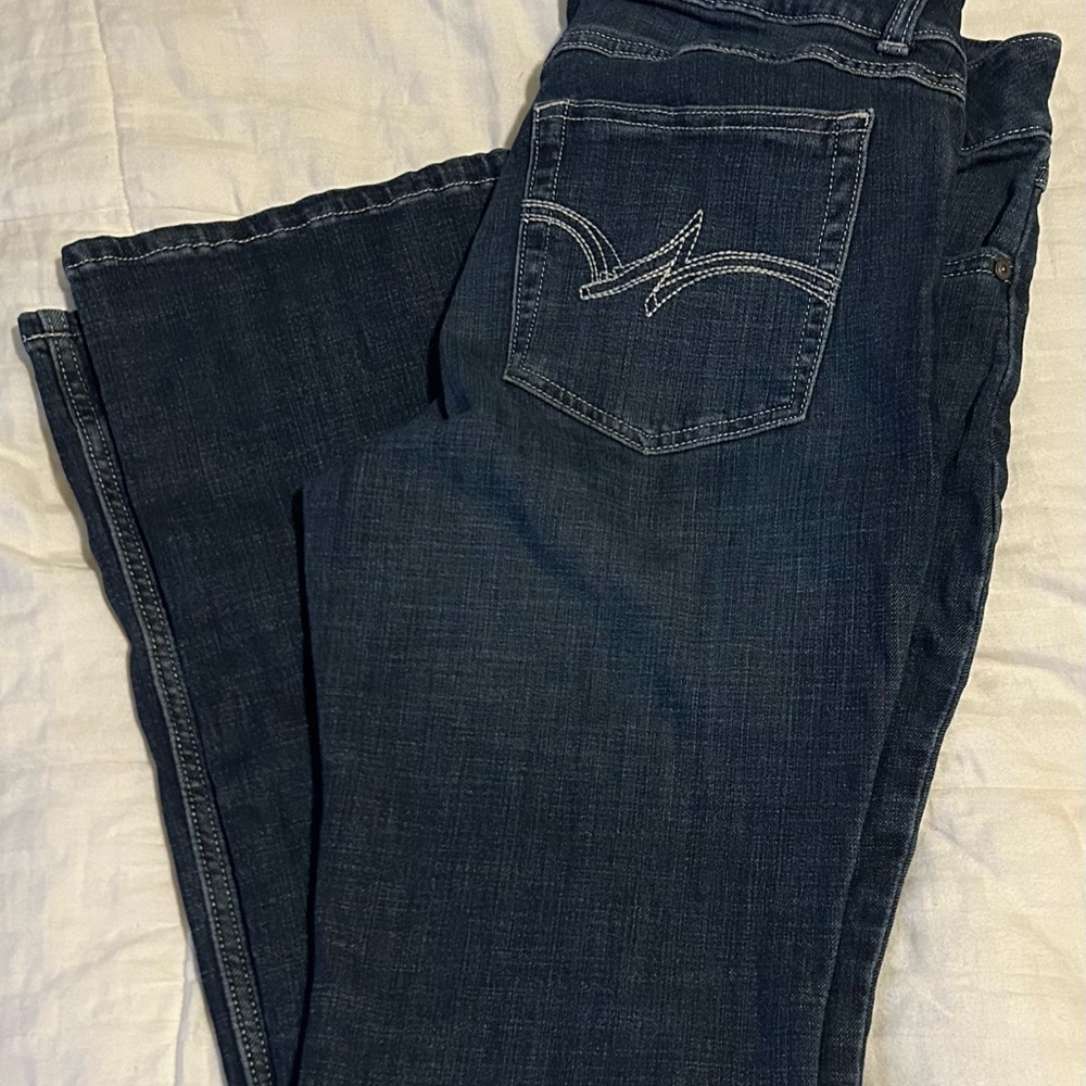 Wrangler Dark Blue Boot Cut Jeans